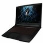 Sülearvuti MSI GF63 Thin 10UD-657 i5-11400H Must 512 GB SSD 15,6" 8 GB RAM Azerty hind ja info | Sülearvutid | kaup24.ee