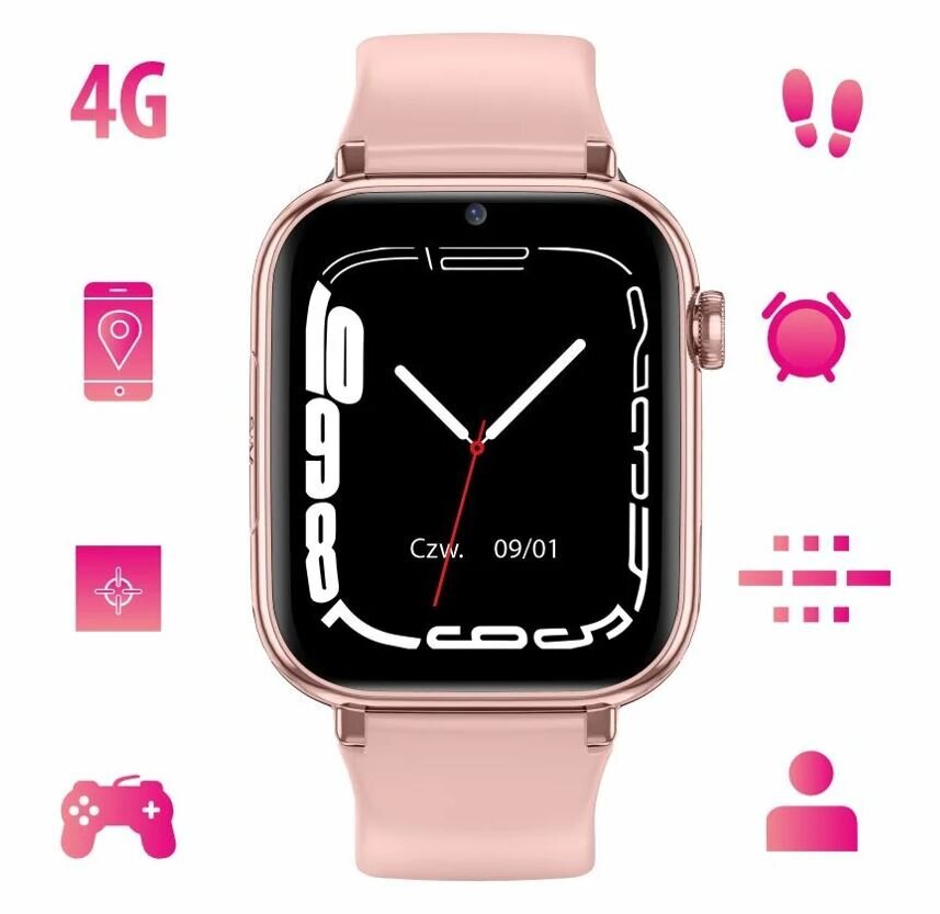 Manta Kevin SWK02PK Pink hind ja info | Nutikellad (smartwatch) | kaup24.ee