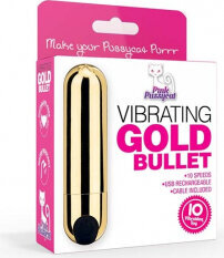 Vibraator Pink Pussycat, kuldne цена и информация | Вибраторы | kaup24.ee