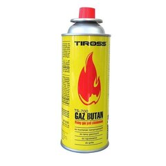 Gaas butaan Tiross, 227g/400ml цена и информация | Газовые горелки, баллоны | kaup24.ee