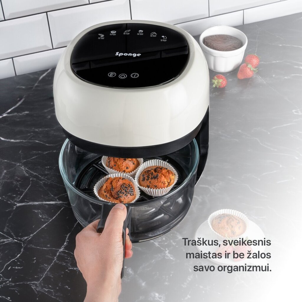 Sponge Air Fryer Glass hind ja info | Fritüürid, kuumaõhufritüürid | kaup24.ee