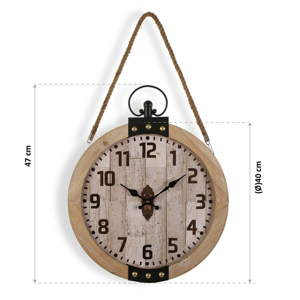 Seinakell Versa o Clock (40 x 6,5 x 47 cm) цена и информация | Kellad | kaup24.ee