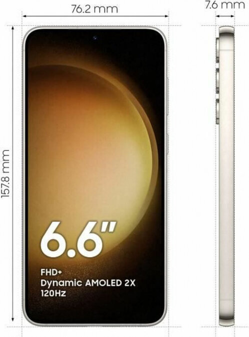 Samsung Galaxy S23+ 5G 8/512GB SM-S916BZEGEUB Beige цена и информация | Telefonid | kaup24.ee