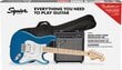 Elektrikitarri komplekt Fender Affinity Strat HSSsu+ Frontman 15G hind ja info | Kitarrid | kaup24.ee