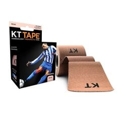 KT TAPE Original® kinesioloogiline teip, lõigatud, kehavärvi, puuvillane hind ja info | Liigesetoed ja -kaitsmed | kaup24.ee