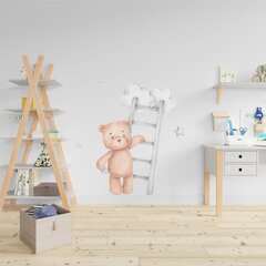 Laste interjööri kleebis Teddy Bear with Ladder hind ja info | Seinakleebised | kaup24.ee