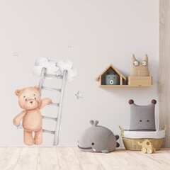 Детская интерьерная наклейка Медвежонок с лестницей цена и информация | Декоративные наклейки | kaup24.ee