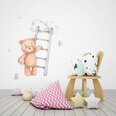 Детская интерьерная наклейка Медвежонок с лестницей