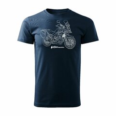 Suzuki vstrom v-strom DL-650 DL650 мужская футболка с мотоциклом 196-7 цена и информация | Мужские футболки | kaup24.ee