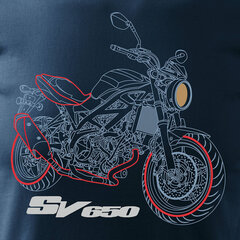 Suzuki SV 650 meeste mootorratta t-särk mootorrattaga 350-7 hind ja info | Meeste T-särgid | kaup24.ee