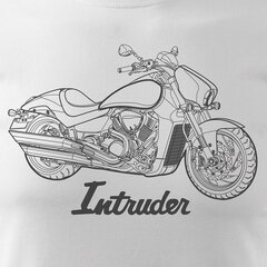 Suzuki Intruder meeste mootorratta t-särk mootorrattaga 562-7 hind ja info | Meeste T-särgid | kaup24.ee