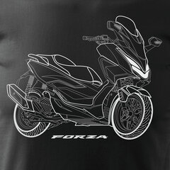 Honda Forza meeste mootorratta t-särk mootorrattaga 692-7 hind ja info | Meeste T-särgid | kaup24.ee