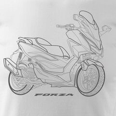Honda Forza meeste mootorratta t-särk mootorrattaga 693-7 hind ja info | Meeste T-särgid | kaup24.ee