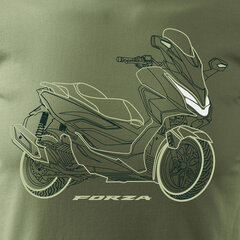 Honda Forza meeste mootorratta t-särk mootorrattaga 694-7 hind ja info | Meeste T-särgid | kaup24.ee