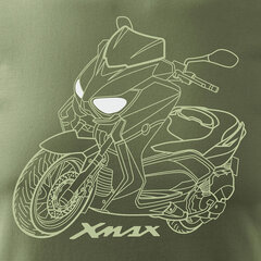 Yamaha XMAX meeste mootorratta t-särk mootorrattaga 715-7 hind ja info | Meeste T-särgid | kaup24.ee