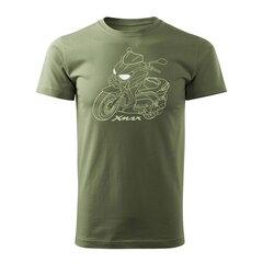 Yamaha XMAX мужская футболка с мотоциклом 715-7 цена и информация | Мужские футболки | kaup24.ee