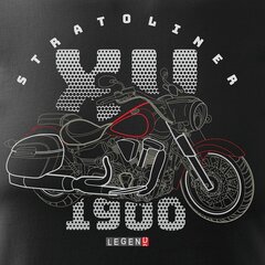 Yamaha Stratoliner XV 1900 мужская футболка с мотоциклом 800-7 цена и информация | Мужские футболки | kaup24.ee
