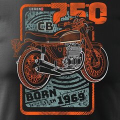 Honda CB 750 meeste mootorratta t-särk mootorrattaga 812-7 hind ja info | Meeste T-särgid | kaup24.ee