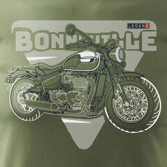 Triumph Bonneville мужская футболка с мотоциклом 845-7 цена и информация | Мужские футболки | kaup24.ee