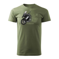 BMW GS 1250 ADVENTURE vīriešu motocikla t-krekls ar motociklu 944-7 цена и информация | Мужские футболки | kaup24.ee