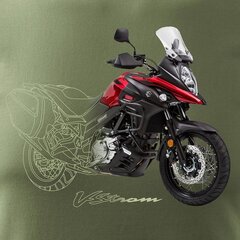 Suzuki vstrom v-strom DL-650 DL650 мужская футболка с мотоциклом 950-7 цена и информация | Мужские футболки | kaup24.ee