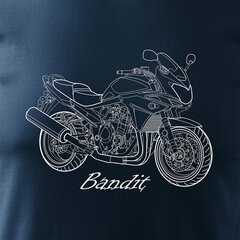 Suzuki Bandit 600 1200 750 meeste mootorratta t-särk mootorrattaga 1162-7 цена и информация | Мужские футболки | kaup24.ee