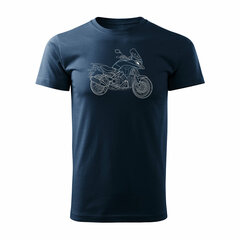 Honda VFR 800 X Stroke мужская футболка с мотоциклом 1358-7 цена и информация | Мужские футболки | kaup24.ee