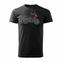Honda VFR 800 X Stroke мужская футболка с мотоциклом 1359-7 цена и информация | Мужские футболки | kaup24.ee