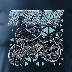 Yamaha TDM meeste mootorratta t-särk mootorrattaga 1415-7 hind ja info | Meeste T-särgid | kaup24.ee