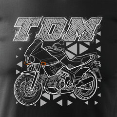 Yamaha TDM meeste mootorratta t-särk mootorrattaga 1416-7 hind ja info | Meeste T-särgid | kaup24.ee