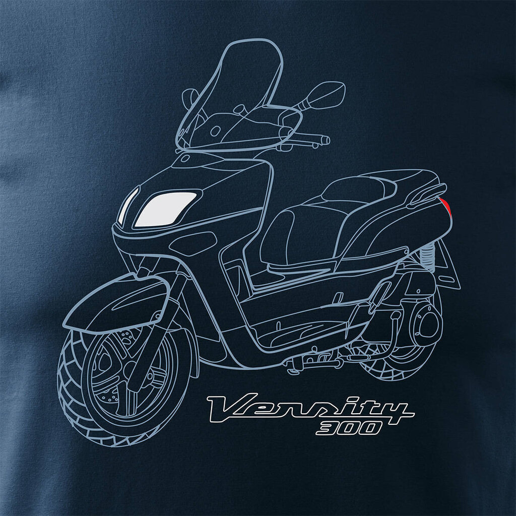 Yamaha Versity 300 meeste mootorratta t-särk mootorrattaga 1446-7 цена и информация | Meeste T-särgid | kaup24.ee