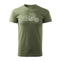 Yamaha Stratoliner XV 1900 мужская футболка с мотоциклом 1469-7 цена и информация | Мужские футболки | kaup24.ee