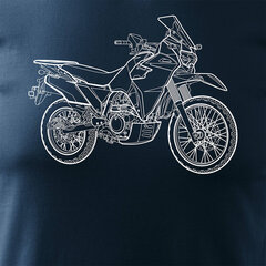 Kawasaki KLR t shirt motorbike t-shirt 1511-7 hind ja info | Meeste T-särgid | kaup24.ee