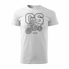 BMW GS 1250 ADVENTURE vīriešu motocikla t-krekls ar motociklu 1557-7 цена и информация | Мужские футболки | kaup24.ee