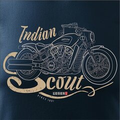Indian Scout Bobber meeste mootorratta t-särk mootorrattaga 191-7 hind ja info | Meeste T-särgid | kaup24.ee