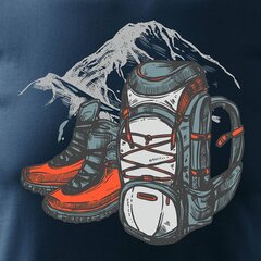 T-särk koos mägedega matkamine trekking 906-7 цена и информация | Мужские футболки | kaup24.ee