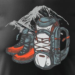 T-särk koos mägedega matkamine trekking 907-7 цена и информация | Мужские футболки | kaup24.ee