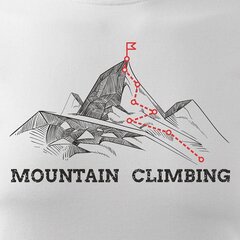 T-särk koos mägedega matkamine trekking 1223-7 цена и информация | Мужские футболки | kaup24.ee