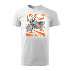 KTM 1290 Super Duke GT мужская футболка с мотоциклом 1401-7 цена и информация | Мужские футболки | kaup24.ee