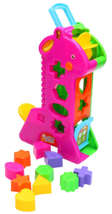 Kujundisorteerija Kaelkirjak. Puzzle Giraffe цена и информация | Imikute mänguasjad | kaup24.ee