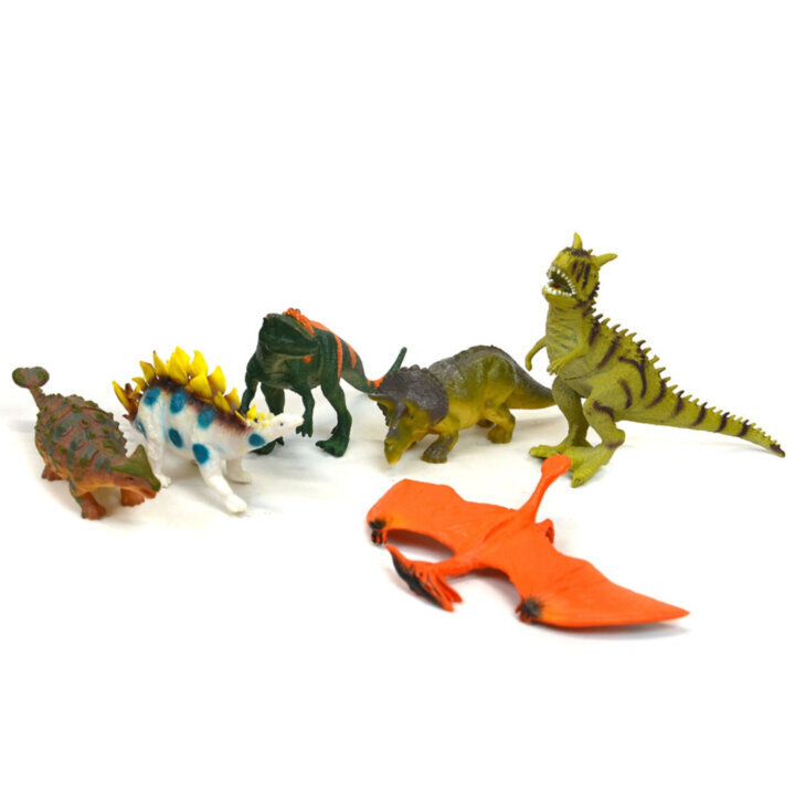 Kujude komplekt Dinosaurused Jin. 12 - 18 cm. hind ja info | Poiste mänguasjad | kaup24.ee