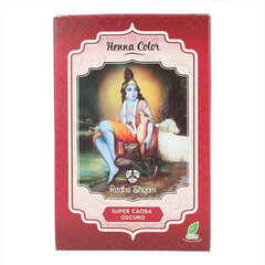 Poolpüsiv värv Henna Radhe Shyam Mahagoni puit (100 g) цена и информация | Краска для волос | kaup24.ee