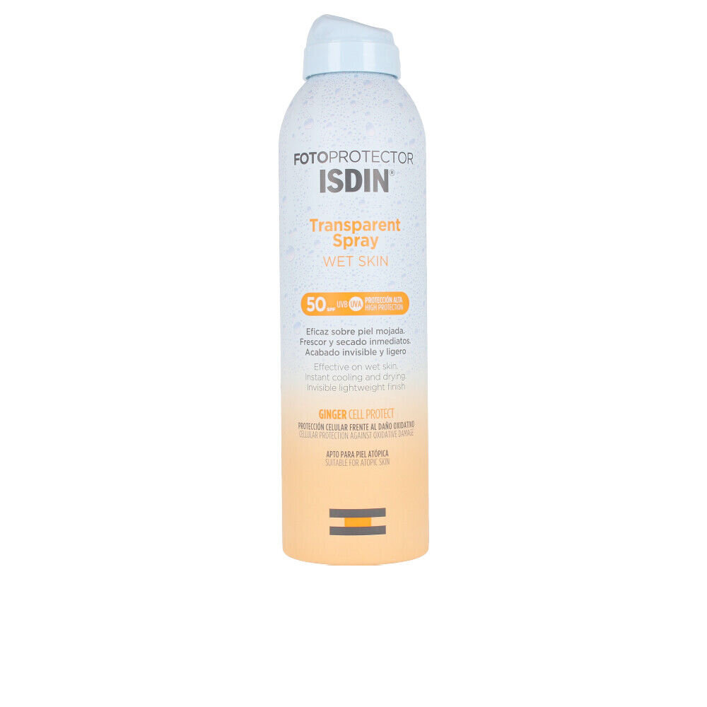 Keha Päikesekaitse Sprei Isdin Fotoprotector Spf 50+ Kuiv Värskendav (250 ml) hind ja info | Päikesekreemid | kaup24.ee