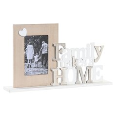 Fotoraam DKD Home Decor Family Valge Puit MDF (40 x 7 x 23,5 cm) hind ja info | Pildiraamid | kaup24.ee