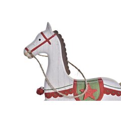 Jõuluehe DKD Home Decor Hobune Puit (28 x 6,5 x 24 cm) hind ja info | Jõulukaunistused | kaup24.ee
