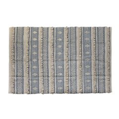 Vaip DKD Home Decor Boho 230 x 160 cm Sinine Puuvill Valge цена и информация | Ковры | kaup24.ee