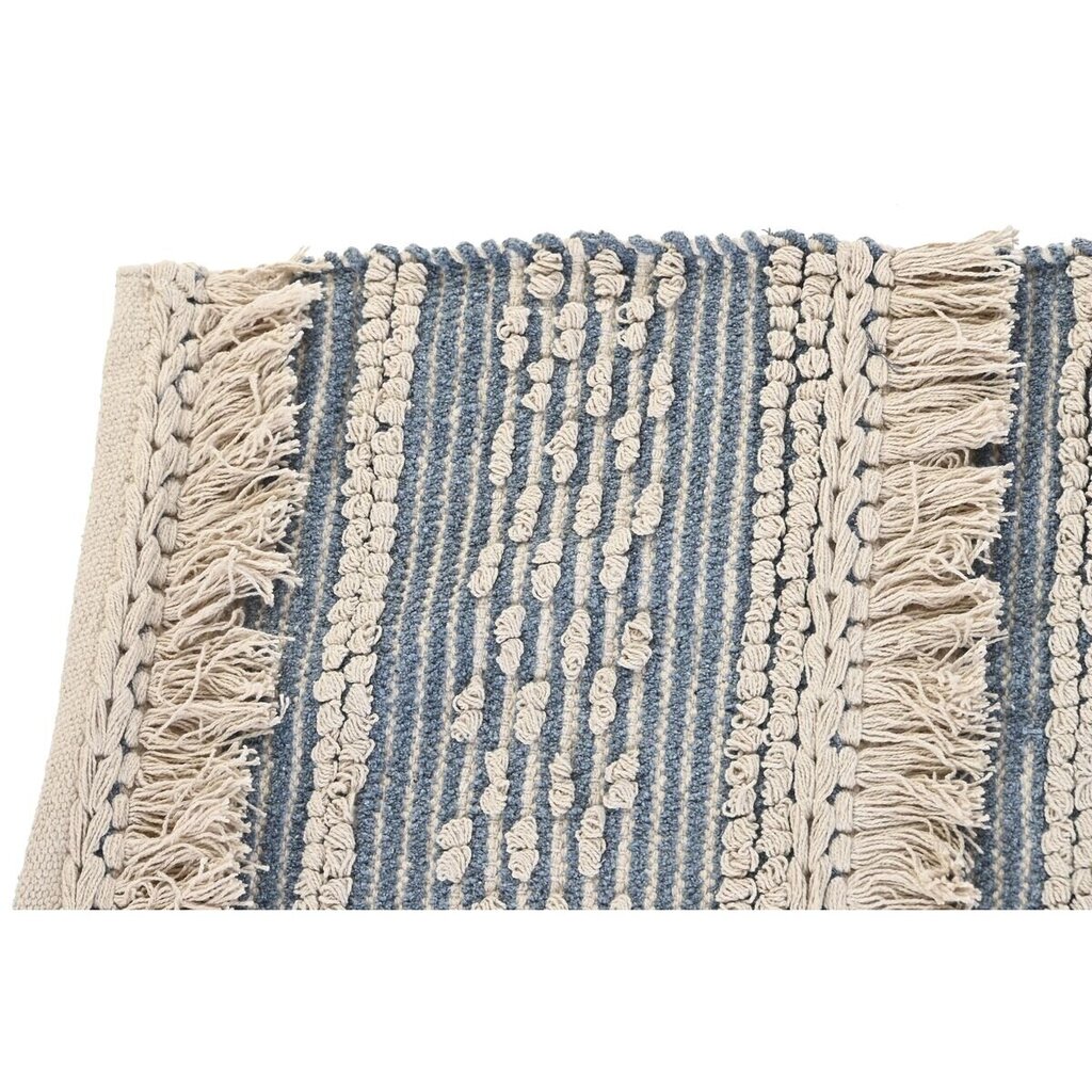 Vaip DKD Home Decor Boho 180 x 120 cm Sinine Puuvill Valge hind ja info | Vaibad | kaup24.ee