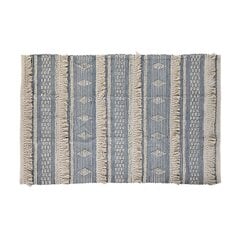 Vaip DKD Home Decor Boho 180 x 120 cm Sinine Puuvill Valge hind ja info | Vaibad | kaup24.ee