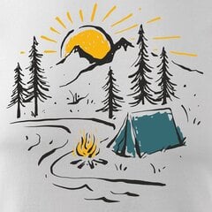 T-särk koos mägedega matkamine trekking 1215-7 цена и информация | Мужские футболки | kaup24.ee