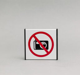 Информационная табличка «Не фотографировать», 1 шт цена и информация | Информационные знаки | kaup24.ee